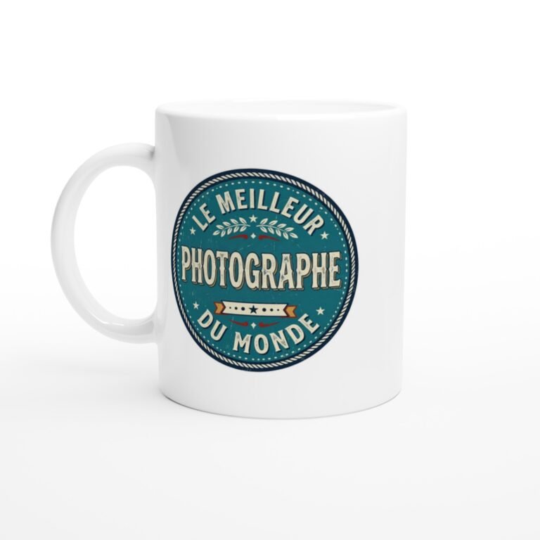 Mug Metier Meilleur Photographe du Monde - Idée Cadeau Photo