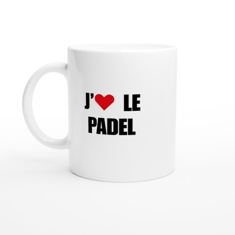 Mug Padel j'aime le padel