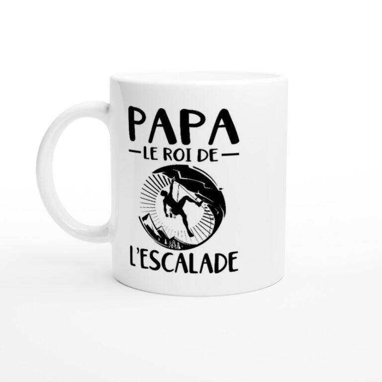 Mug Papa le roi de l'escalade