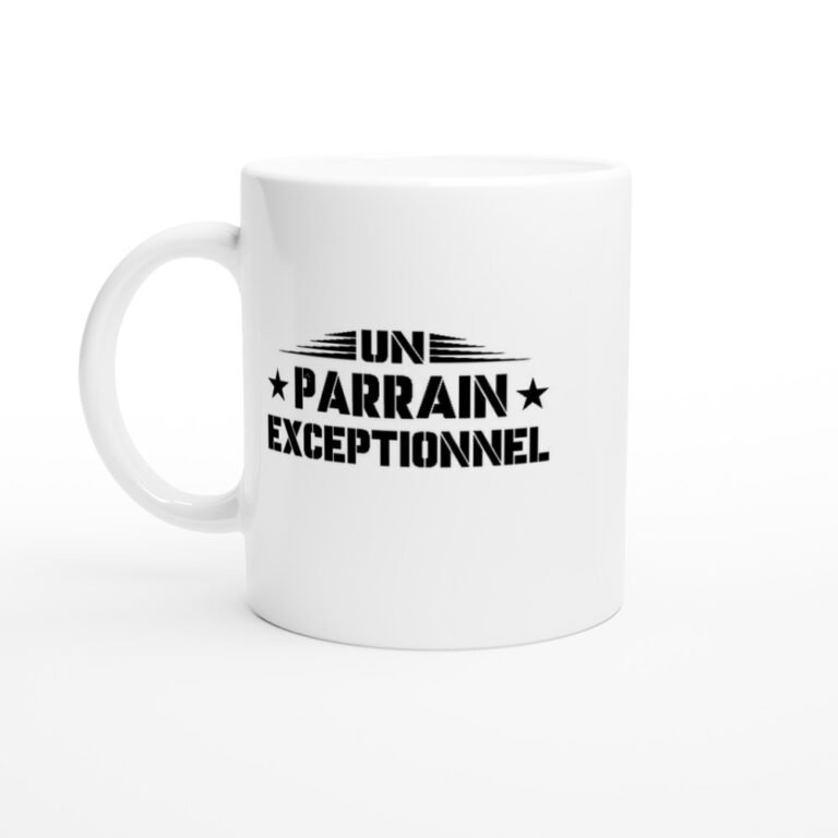 Mug Parrain Un parrain exceptionnel - Idée Cadeau Parrainage