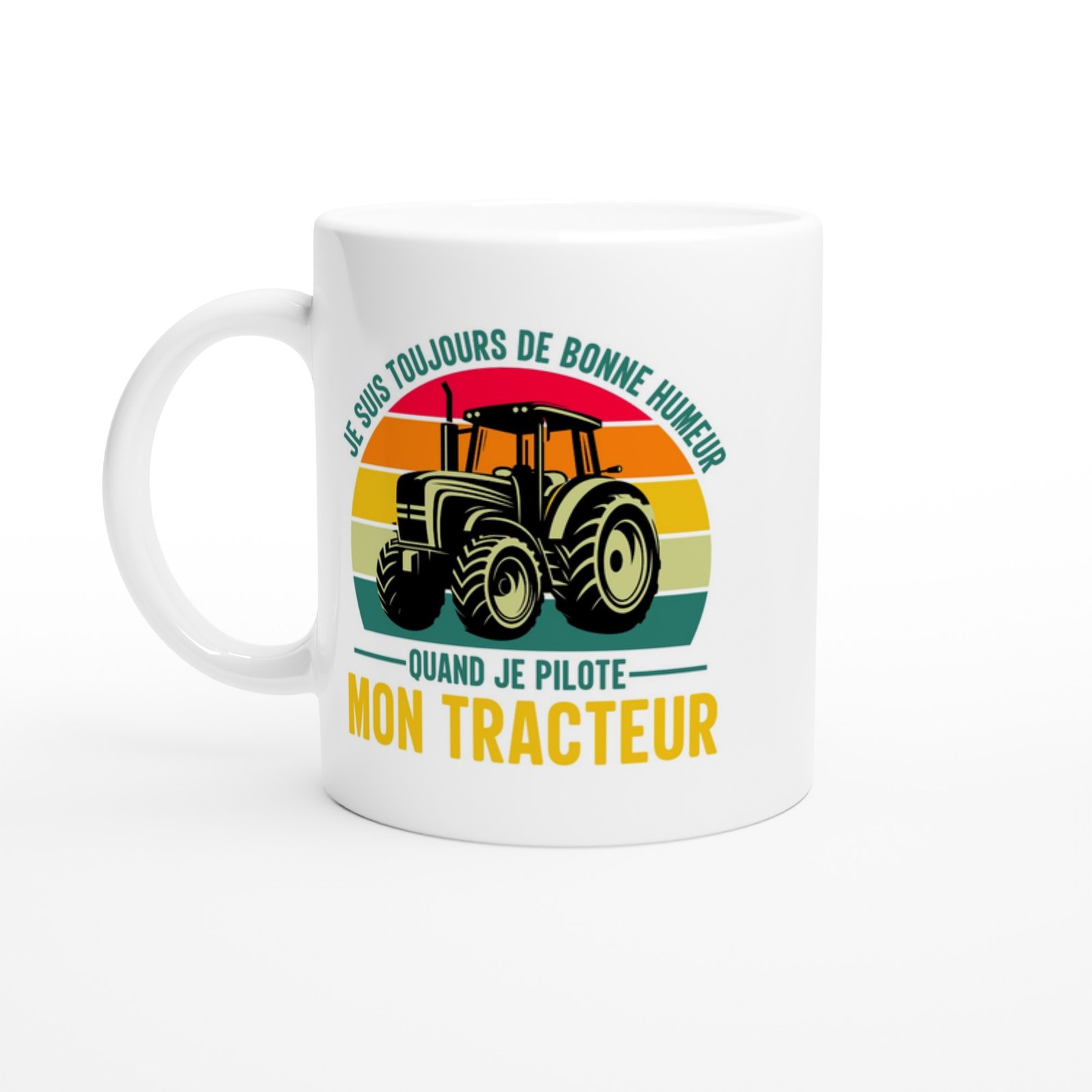 Mug quand je pilote mon tracteur
