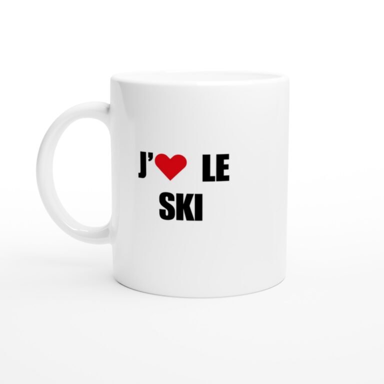 Mug ski j'aime le ski