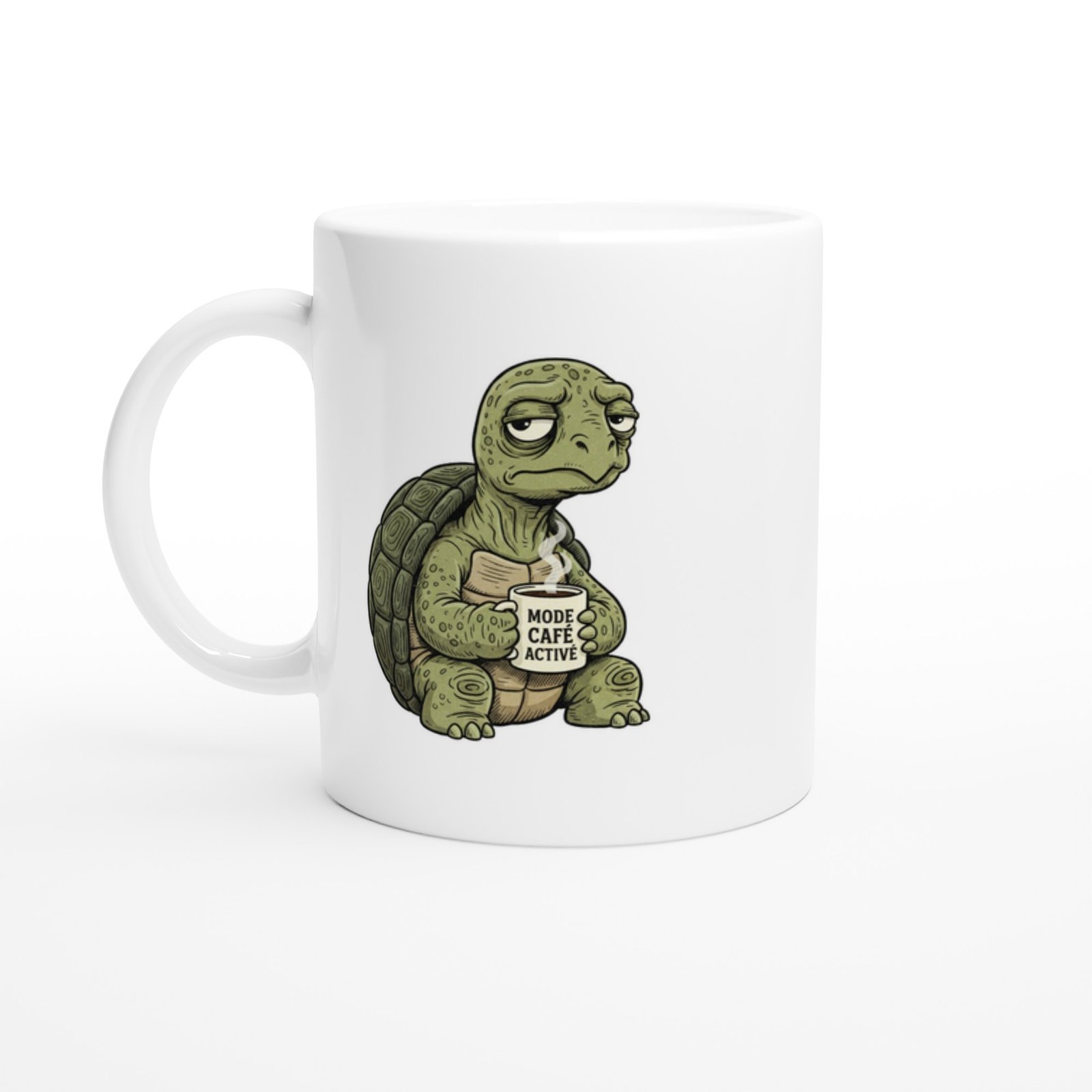 Mug Tortue Humour Café Activé