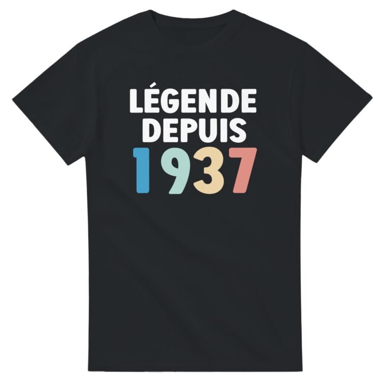 T shirt 1937 Anniversaire