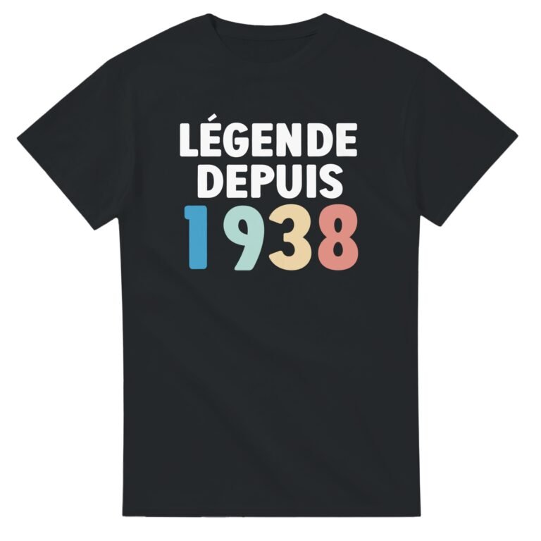 T shirt 1938 Anniversaire