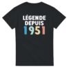 T shirt 1951 Anniversaire