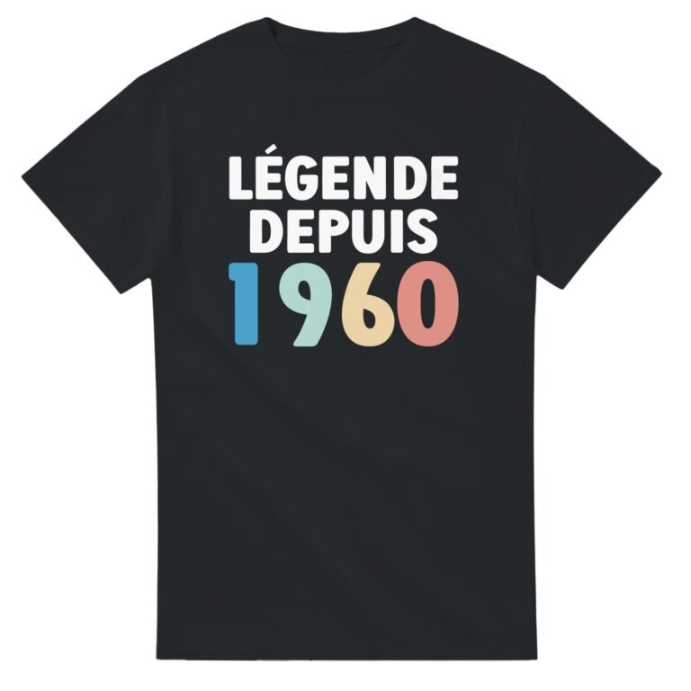 T shirt 1960 Anniversaire