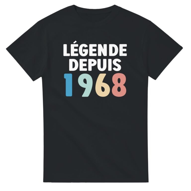 T shirt 1968 Anniversaire