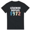 T shirt 1972 Anniversaire