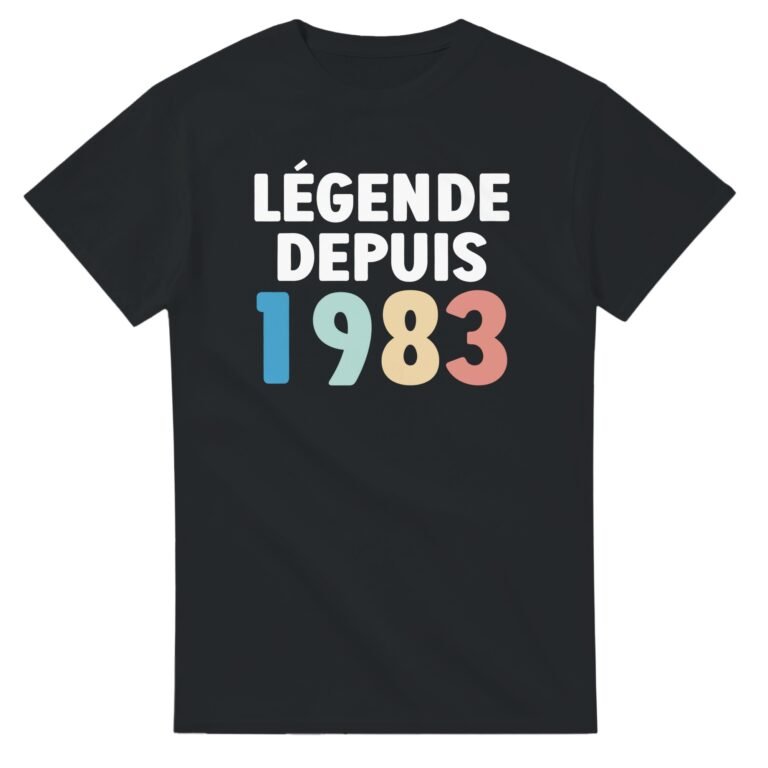 T shirt 1983 Anniversaire