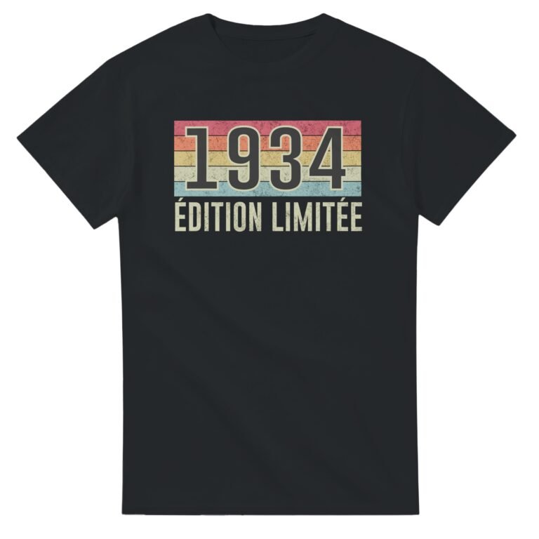 T shirt Année de naissance 1934