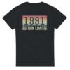 T shirt Année de naissance 1991