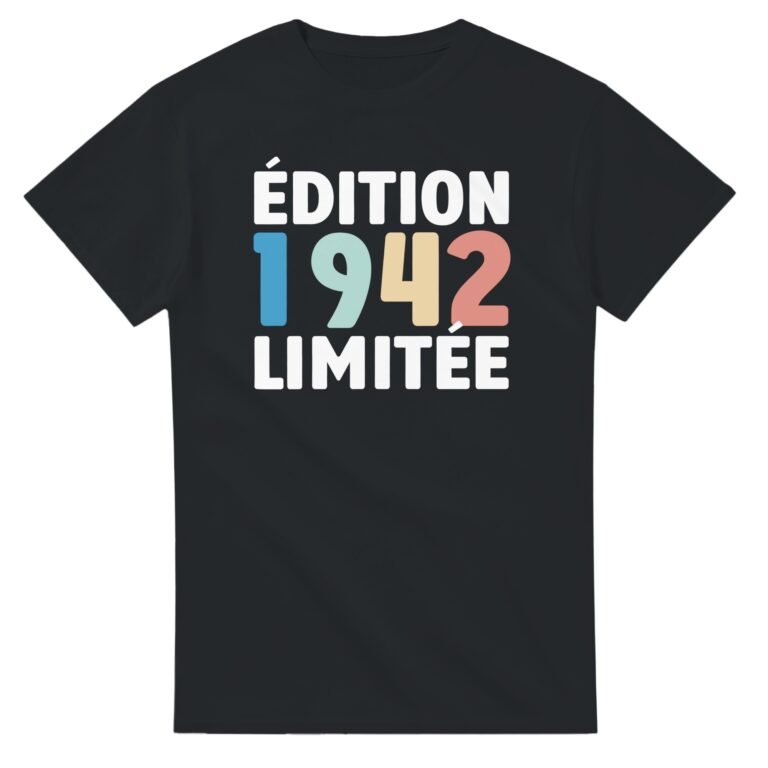 T shirt Anniversaire 1942