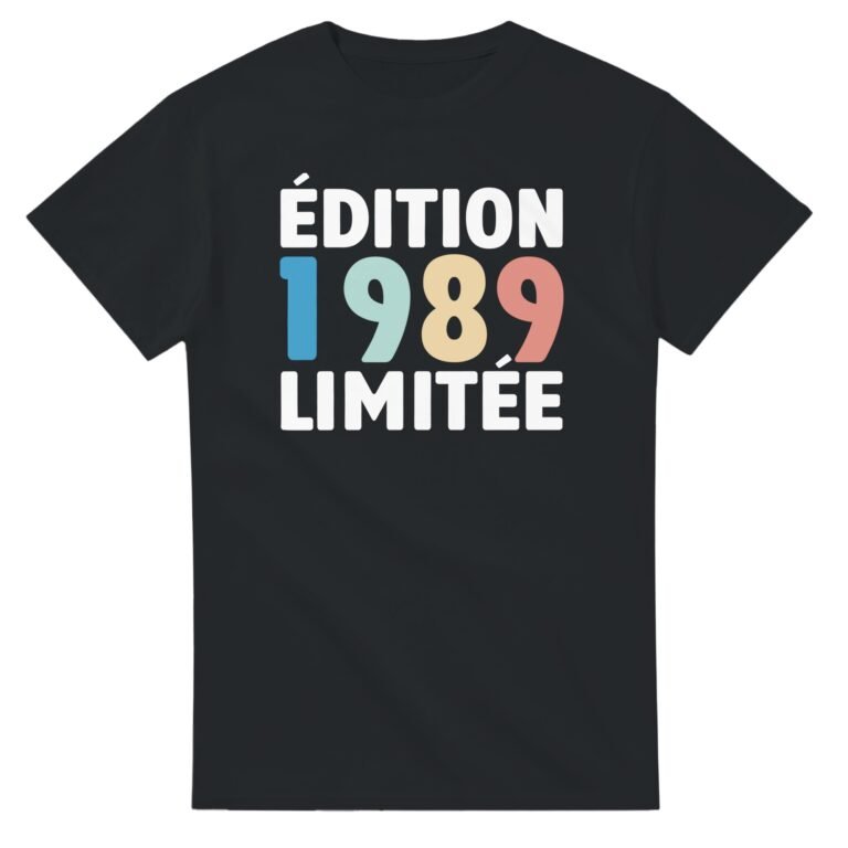 T shirt Anniversaire 1989