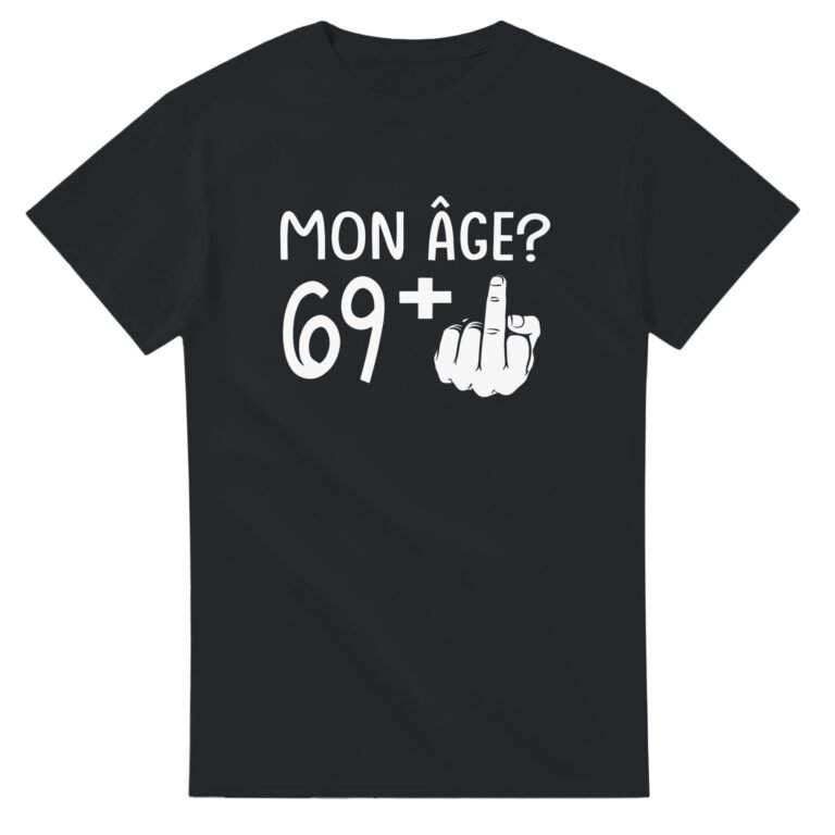 T shirt Anniversaire 70 Ans - Tee shirt Humour Anniversaire 70 Ans - Idée Cadeau Originale - Idée Cadeau Humour