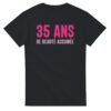 T shirt Femme anniversaire 35 ans humour 35 ans de beauté assumée – Idée Cadeau Humour