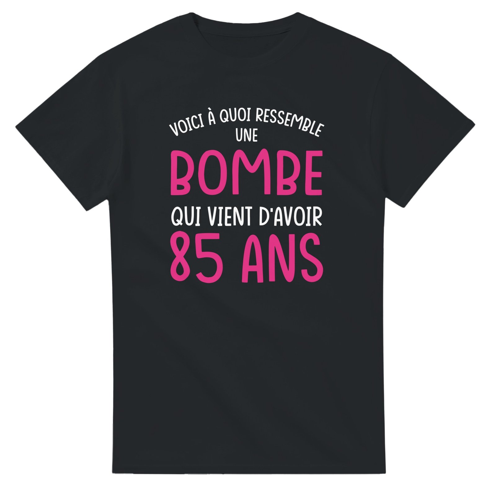 T shirt Femme anniversaire 85 ans humour bombe de 85 ans – Idée Cadeau Humour
