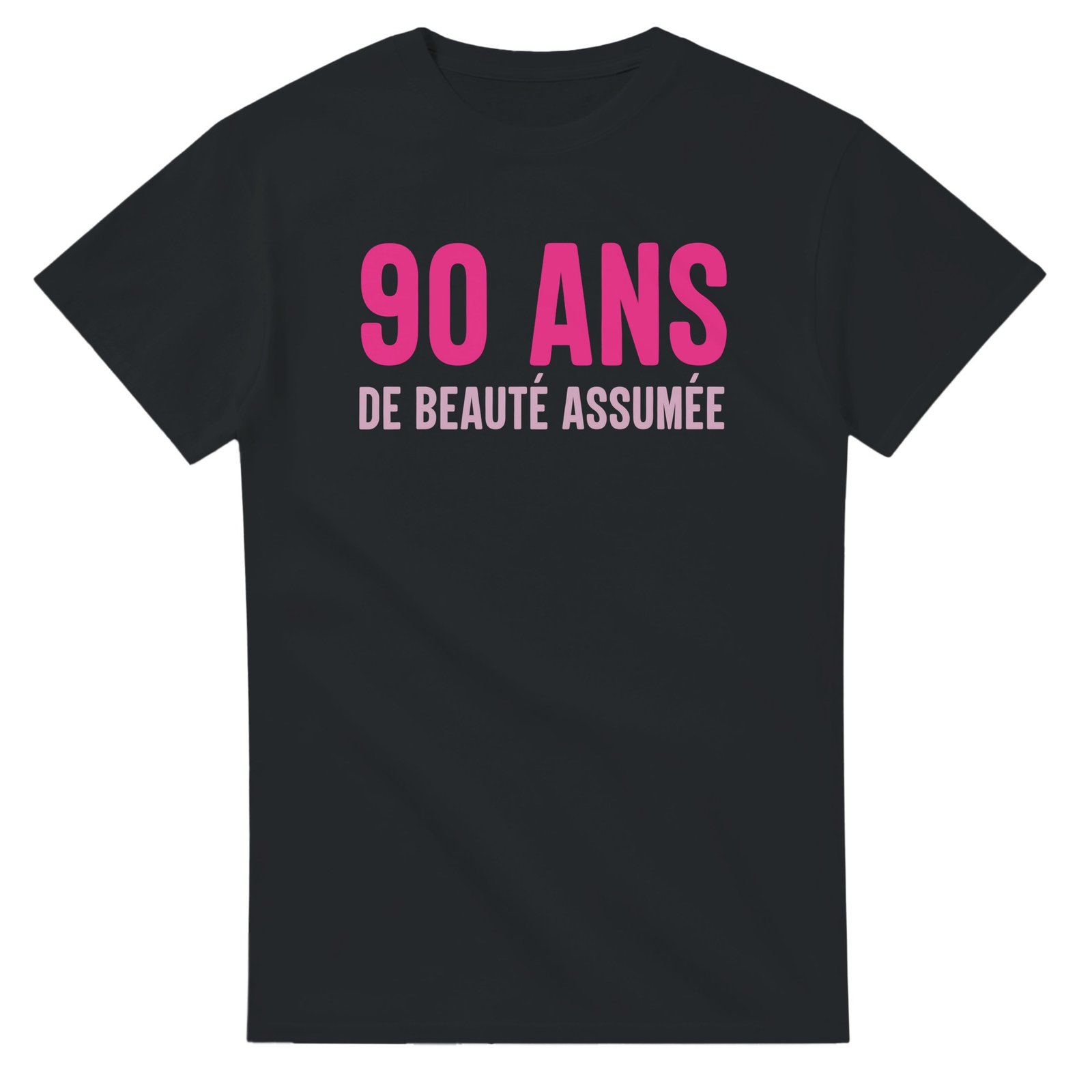 T shirt Femme Anniversaire 90 ans Humour 90 ans de beauté assumée – Idée Cadeau Humour