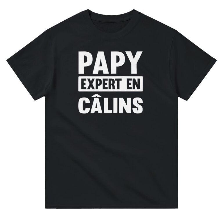 T shirt Papy expert en câlins