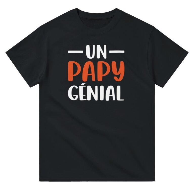 T shirt Papy Un papy génial – Papy – T-shirt humoristique pour papy – Idée cadeau Fête des grands-pères – Idée Cadeau Grand-Père