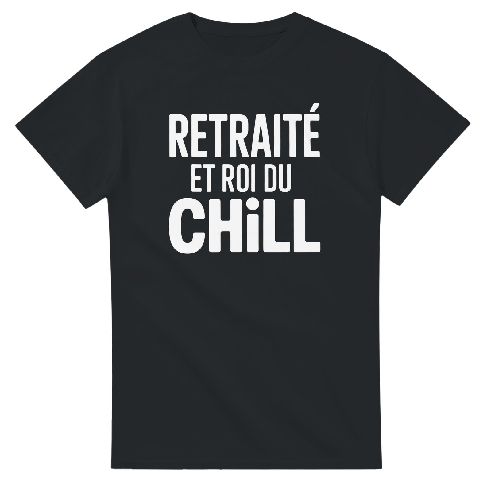 T shirt Retraité et Roi du Chill