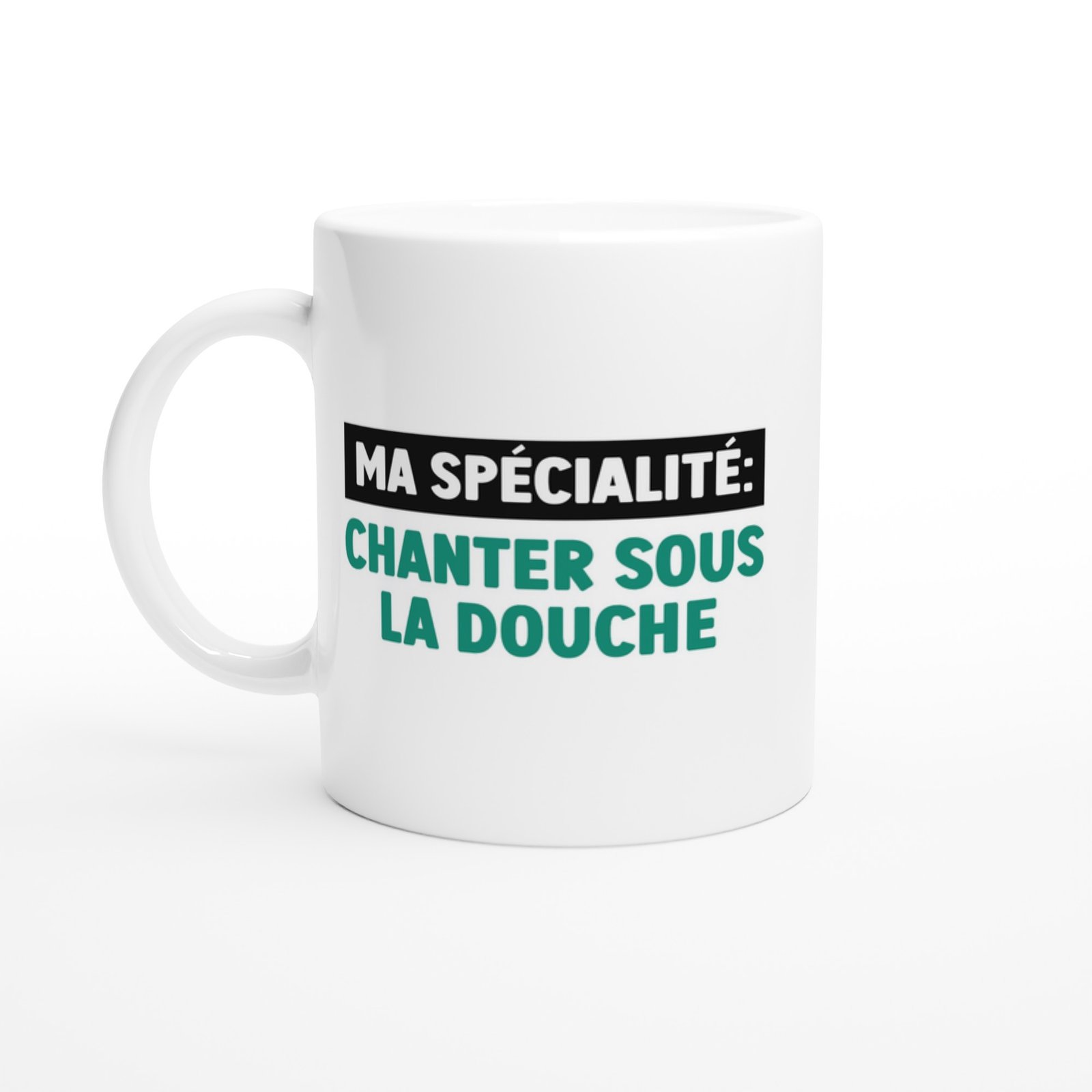 Tasse Humour Chanter Sous La Douche