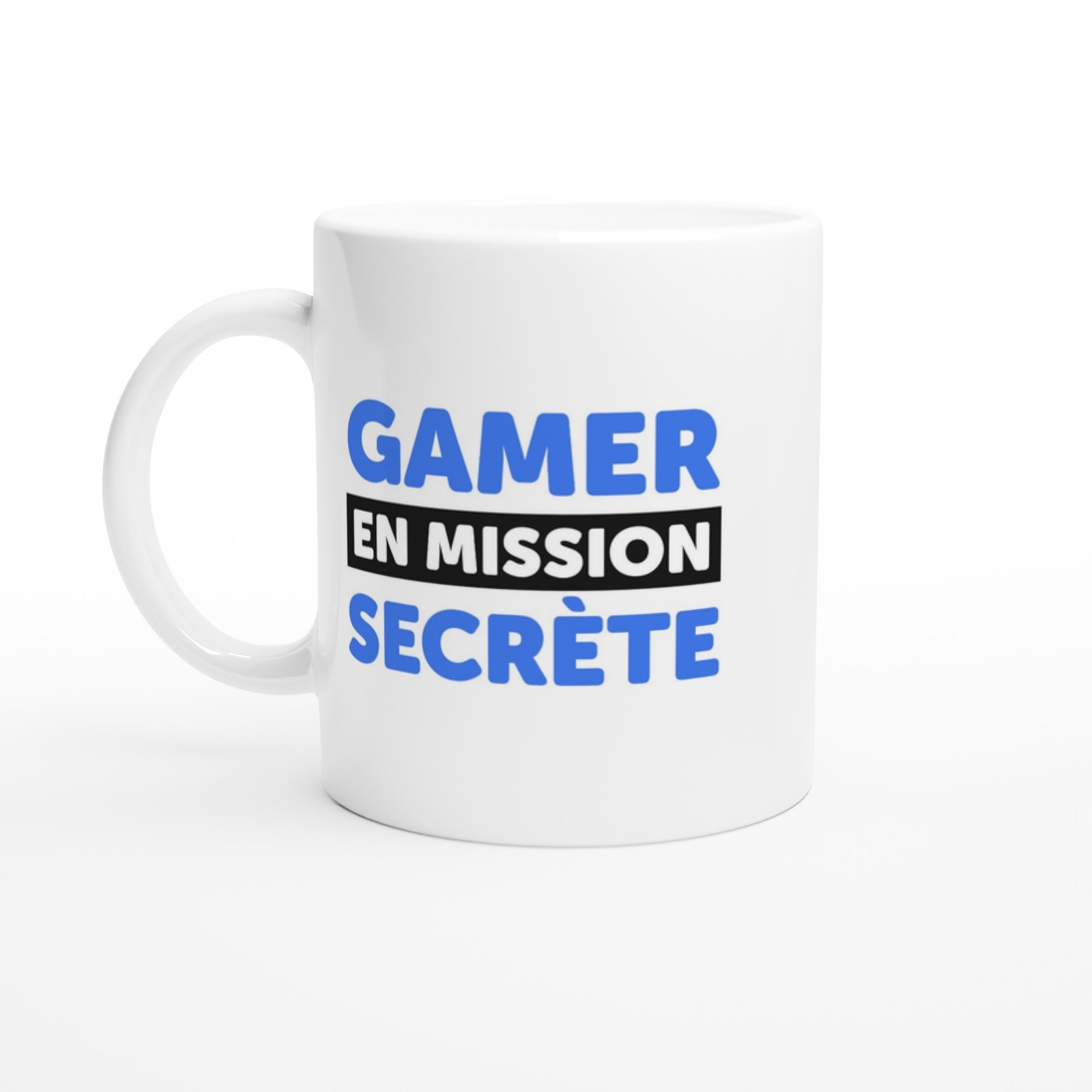 Tasse Humour Gamer en Mission Secrète