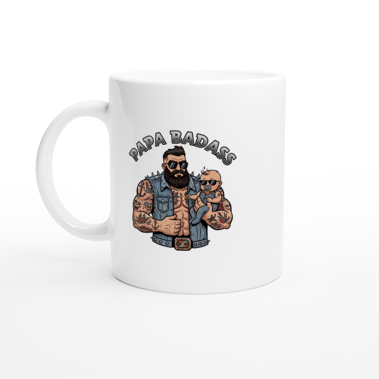 Tasse Humour Papa Badass
