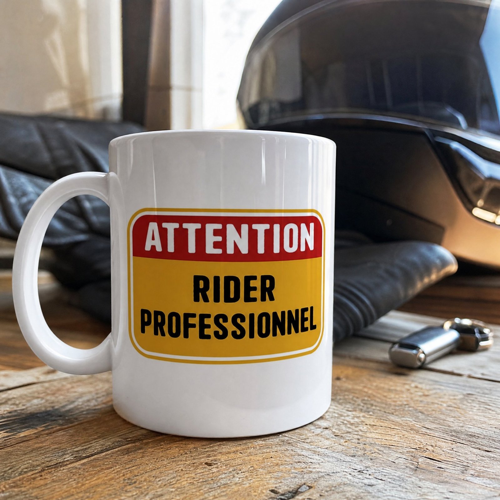 Mug Attention Rider Professionnel