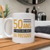Mug 50 ans et toutes mes dents – Idée Cadeau Original