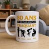 Mug 80 ans de plus en plus craquant – Idée Cadeau Original