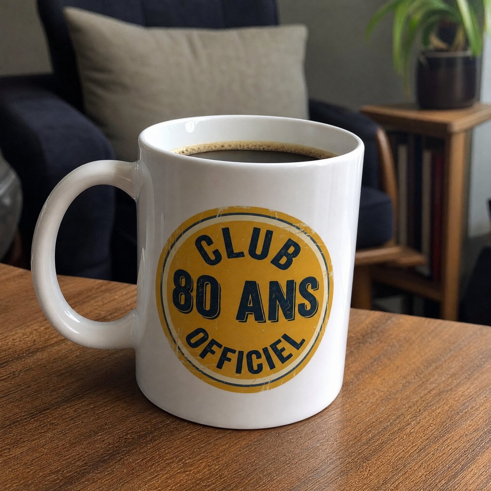 Mug Anniversaire 80 Ans Club Officiel – Idée Cadeau Original