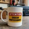 Mug Attention Chieur Professionnel