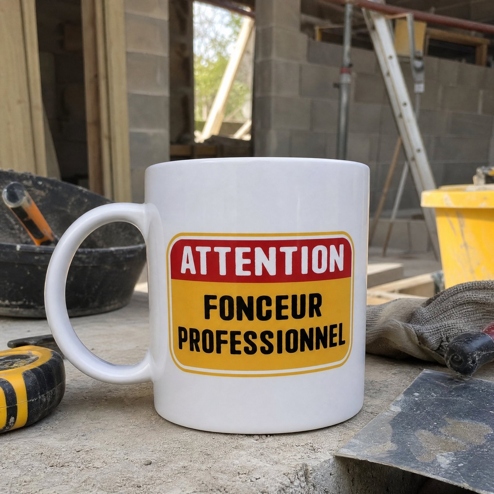 Mug Attention Fonceur Professionnel
