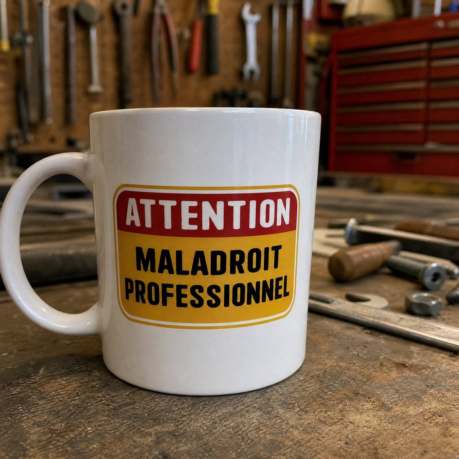 Mug Attention Maladroit Professionnel