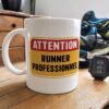 Mug Attention Runner Professionnel