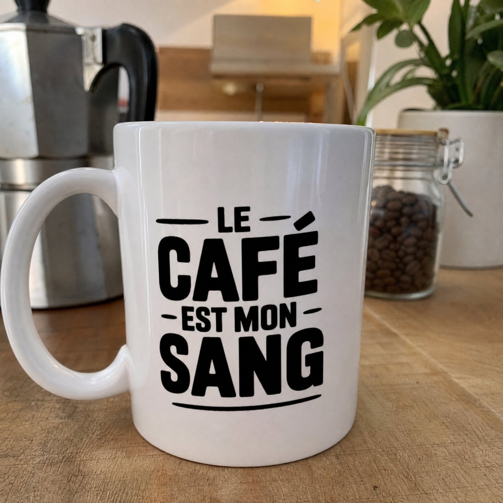 Mug Café Le Café Est Mon Sang – Idée Cadeau Original
