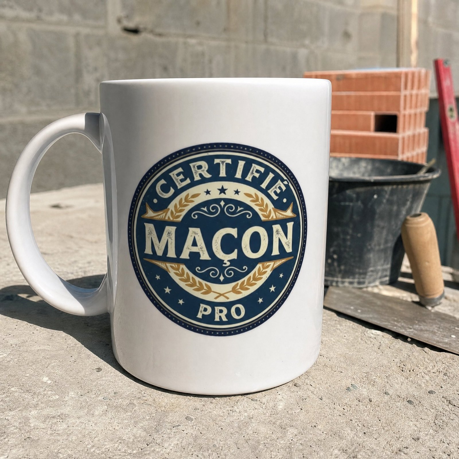 Mug Certifié Maçon Pro