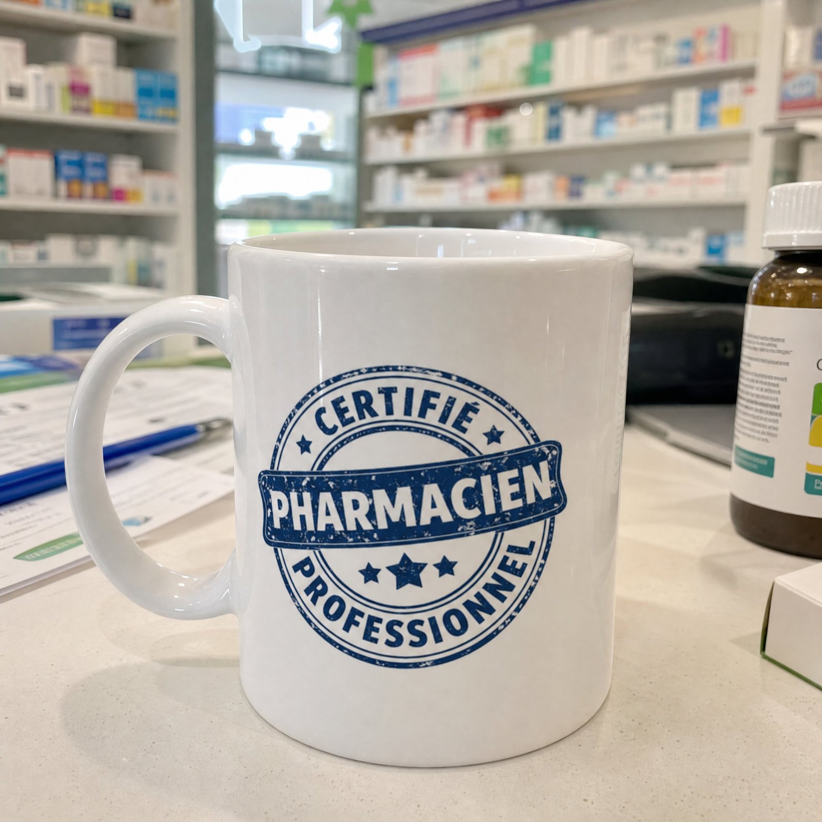 Mug Certifié Pharmacien Professionnel