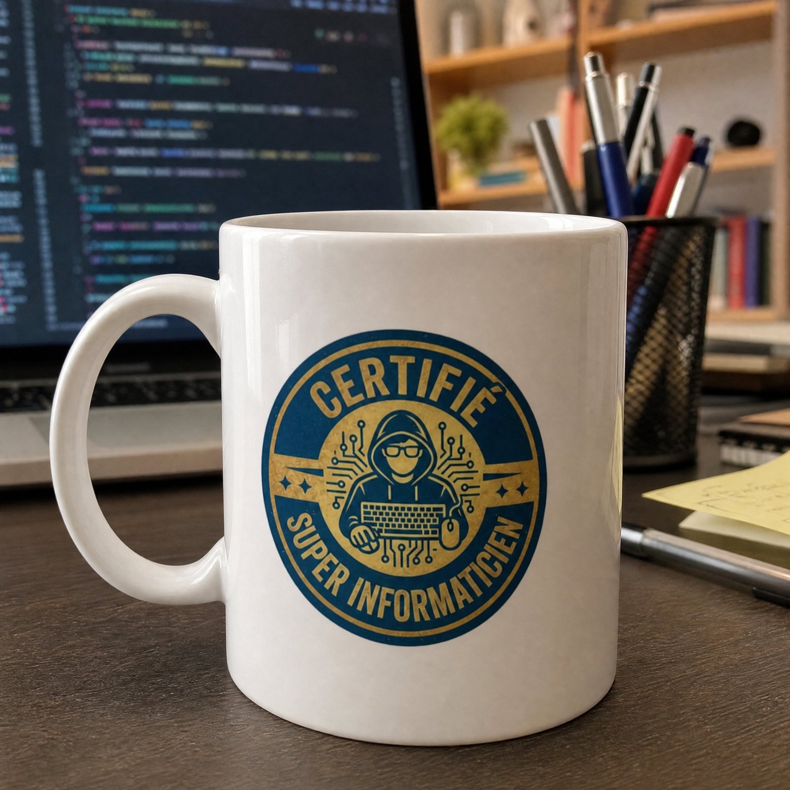 Mug Certifié Super Informaticien