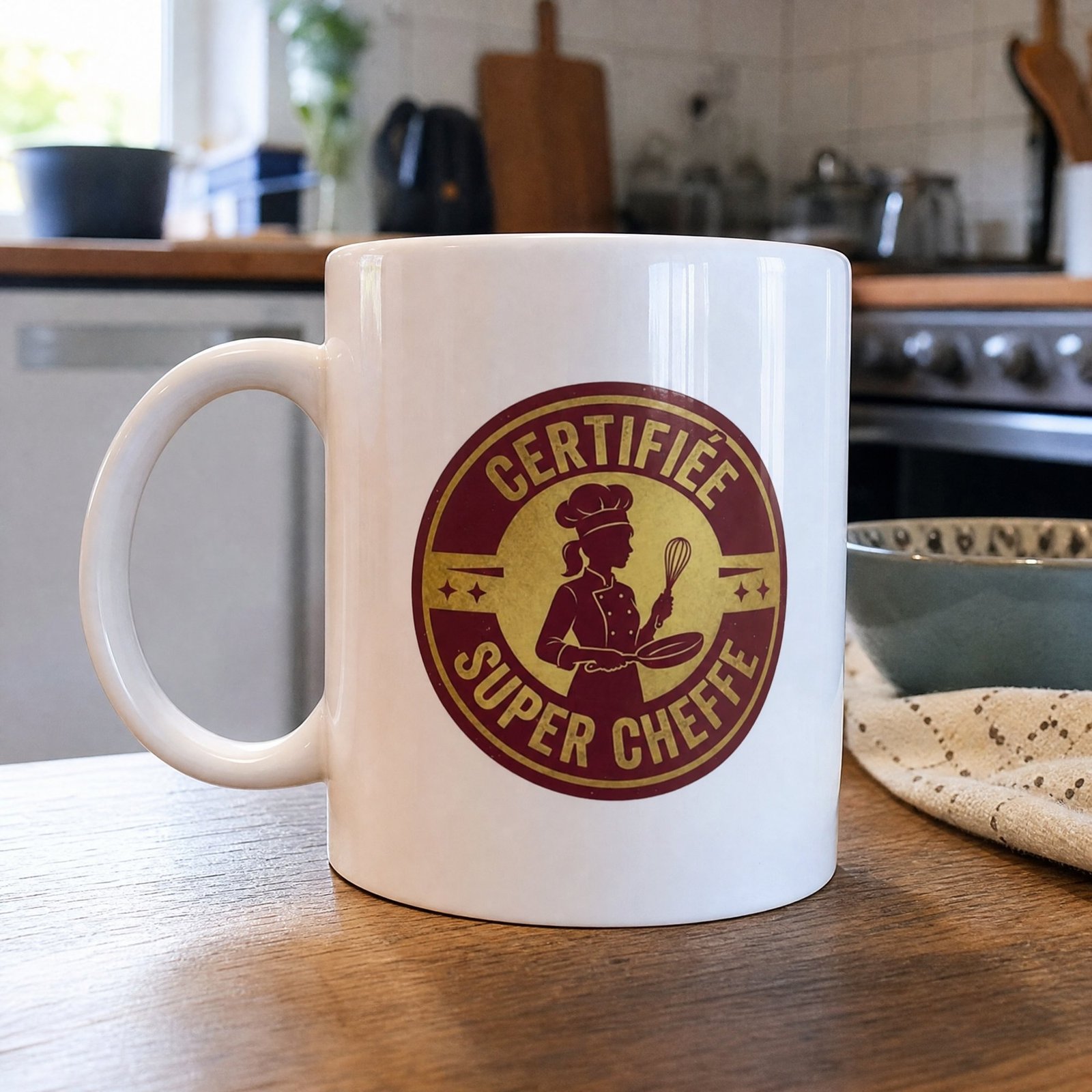 Mug Certifiée Super Cheffe