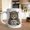 Mug Chat Drôle café ou rien