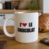 Mug Chocolat j&rsquo;aime le chocolat – Idée Cadeau Original