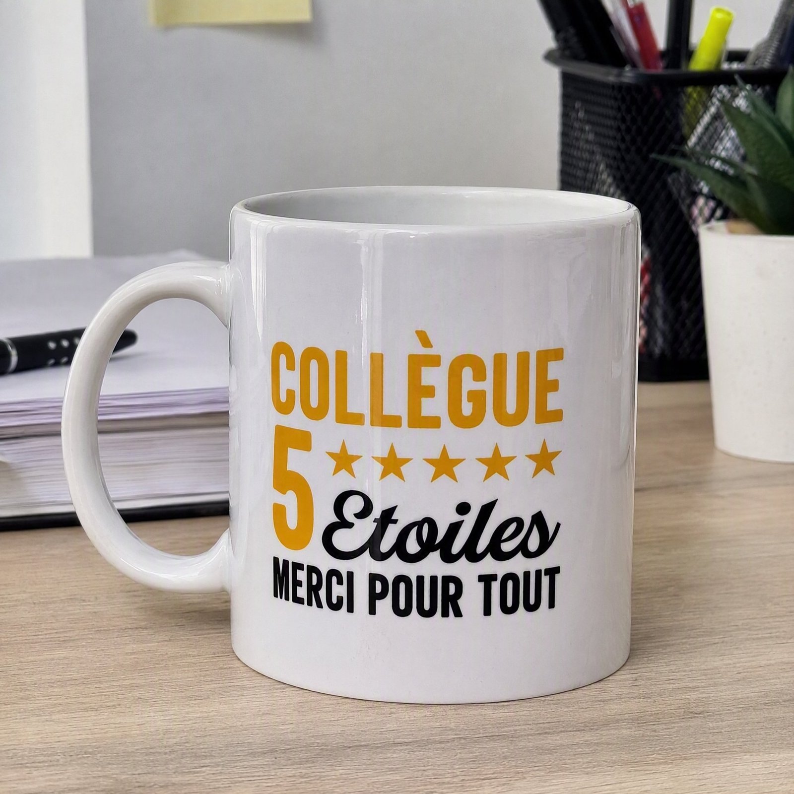 Mug collègue 5 étoiles