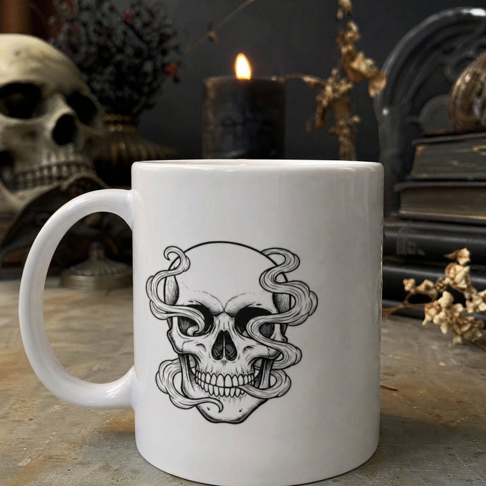 idee-cadeau-mug-crane-mystique-gothique-3209 Mug Crâne Mystique Gothique