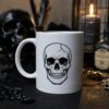 Mug Crâne Noir Gothique