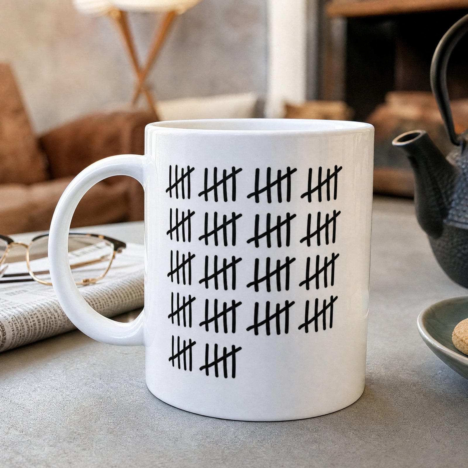 Mug dessin 90 ans – Idée Cadeau Original