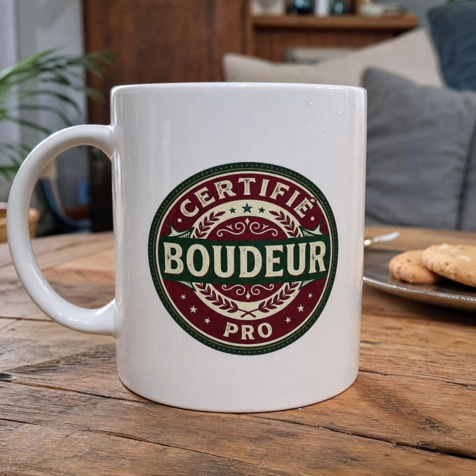 Mug Drôle Certifié Boudeur Pro