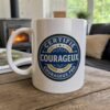Mug Drôle Certifié Courageux Pro