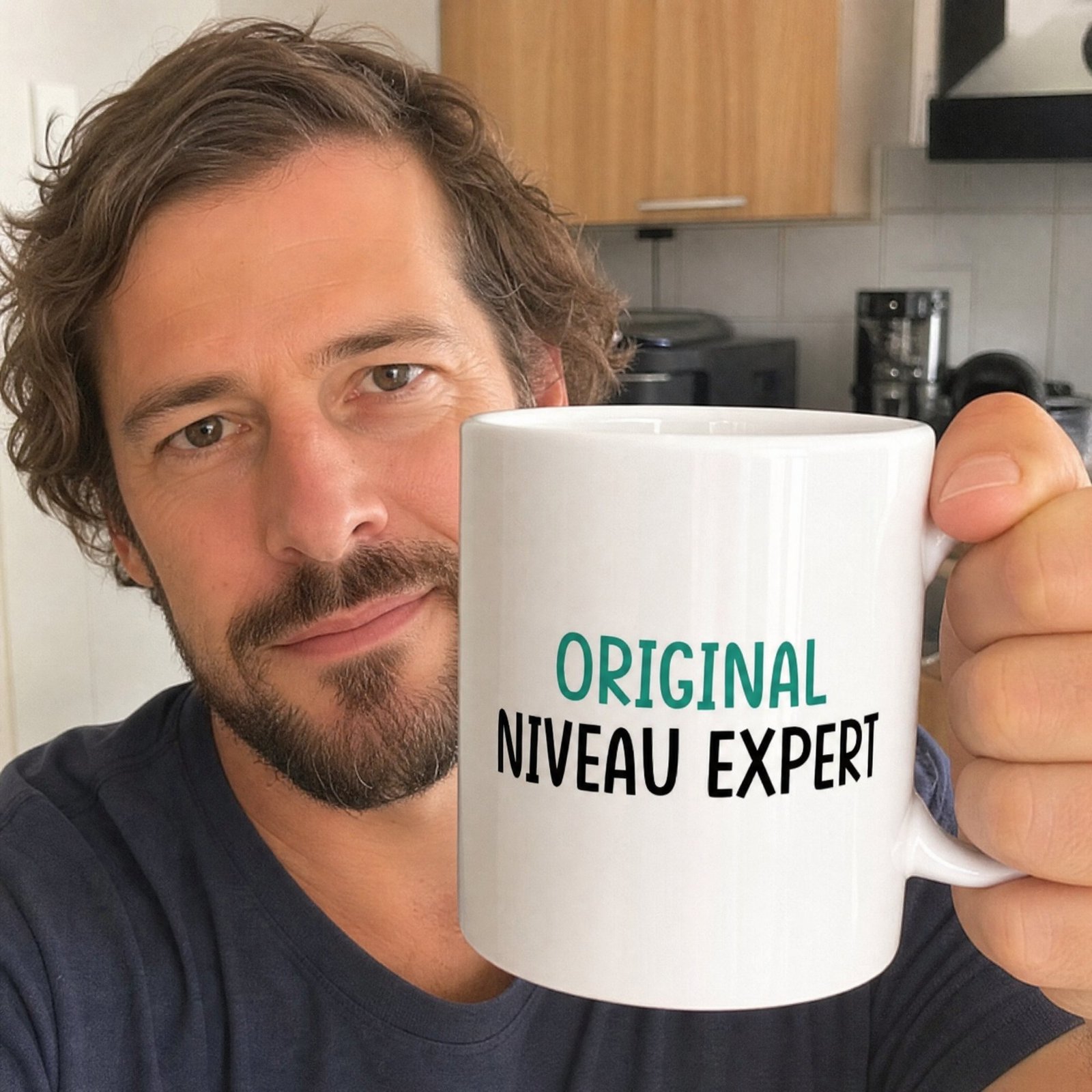 Mug Drôle Homme Original Niveau Expert